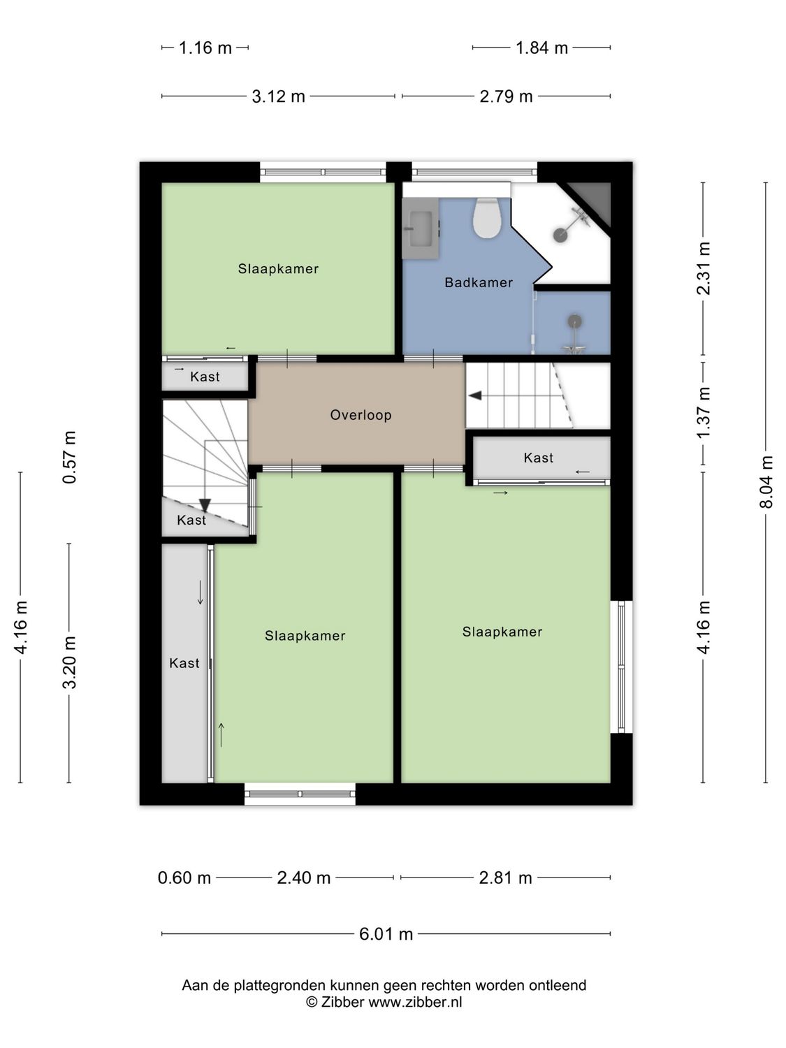 Kikkerveen 370, SPIJKENISSE plattegrond 2