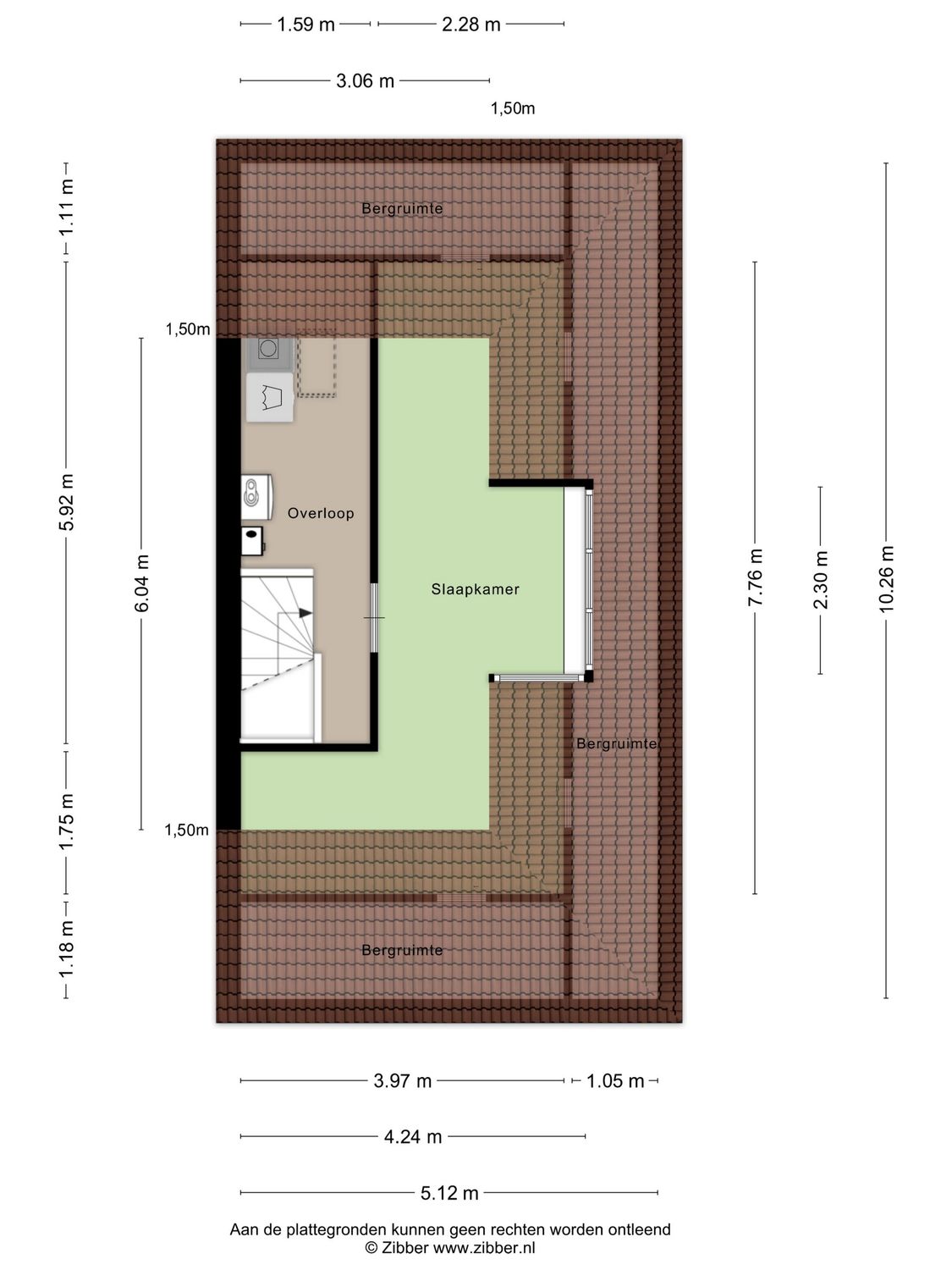 Anke Servaesstraat 36, SPIJKENISSE plattegrond 3