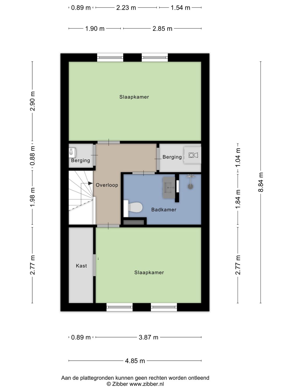Marguerite Durasstraat 32, SPIJKENISSE plattegrond 3