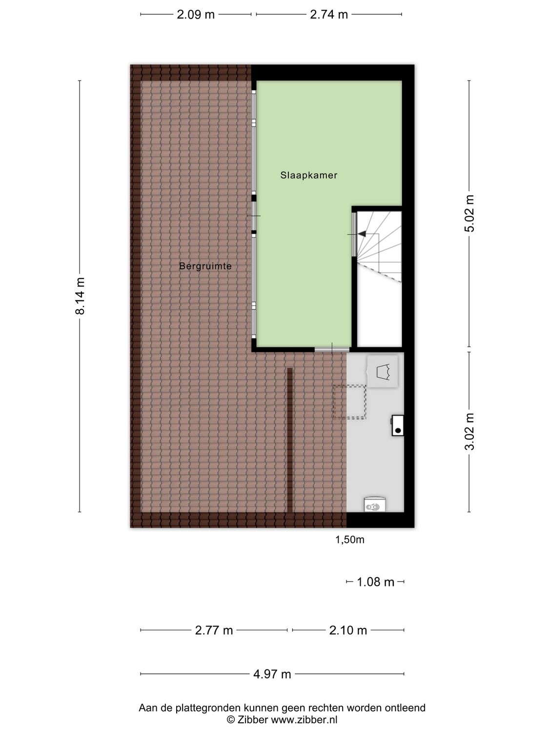 Rh&ocirc;nestraat 29, SPIJKENISSE plattegrond 3