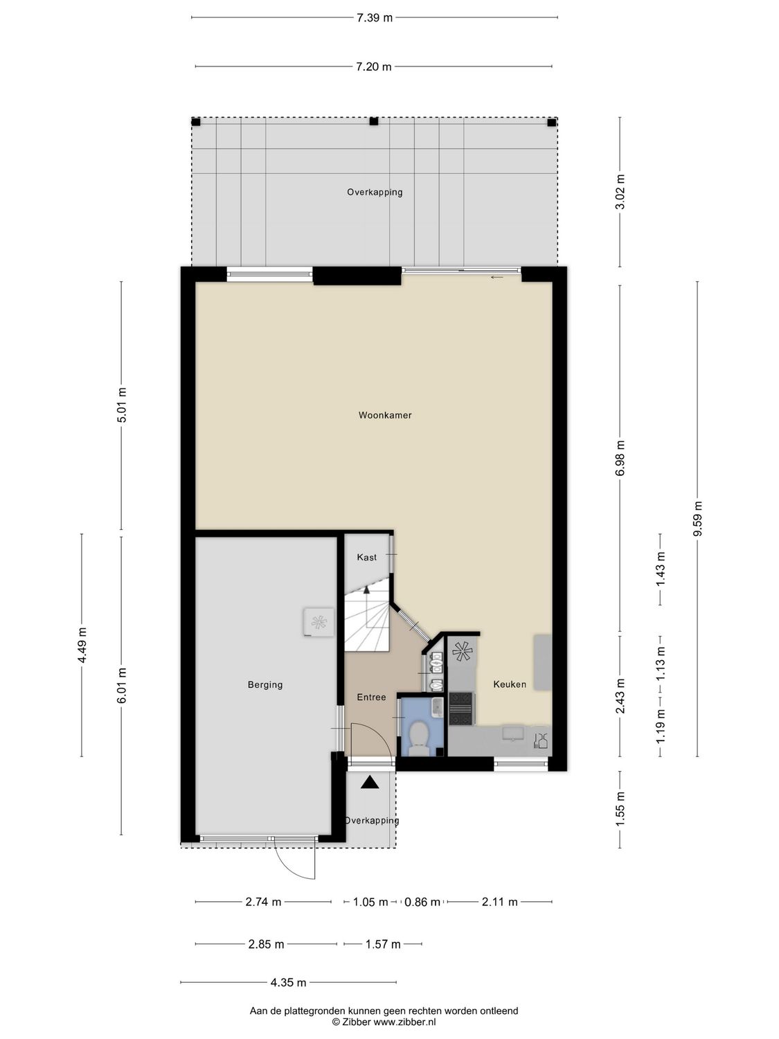 Maria Kleine-Gartmanstraat 46, SPIJKENISSE plattegrond 0