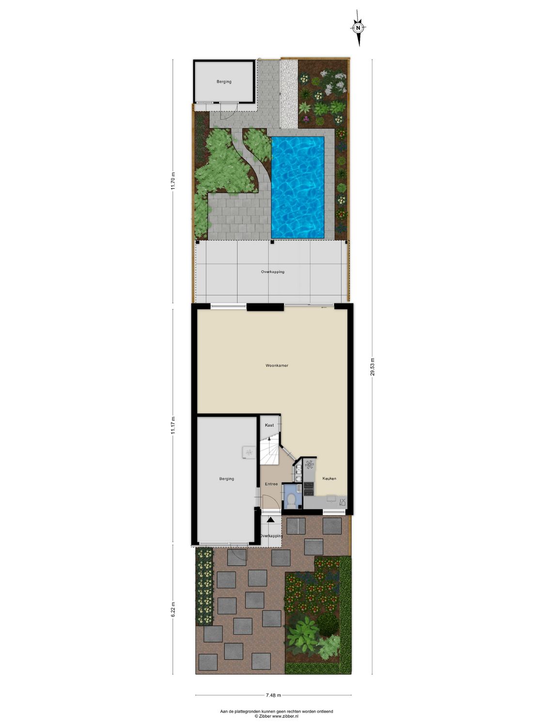 Maria Kleine-Gartmanstraat 46, SPIJKENISSE plattegrond 1