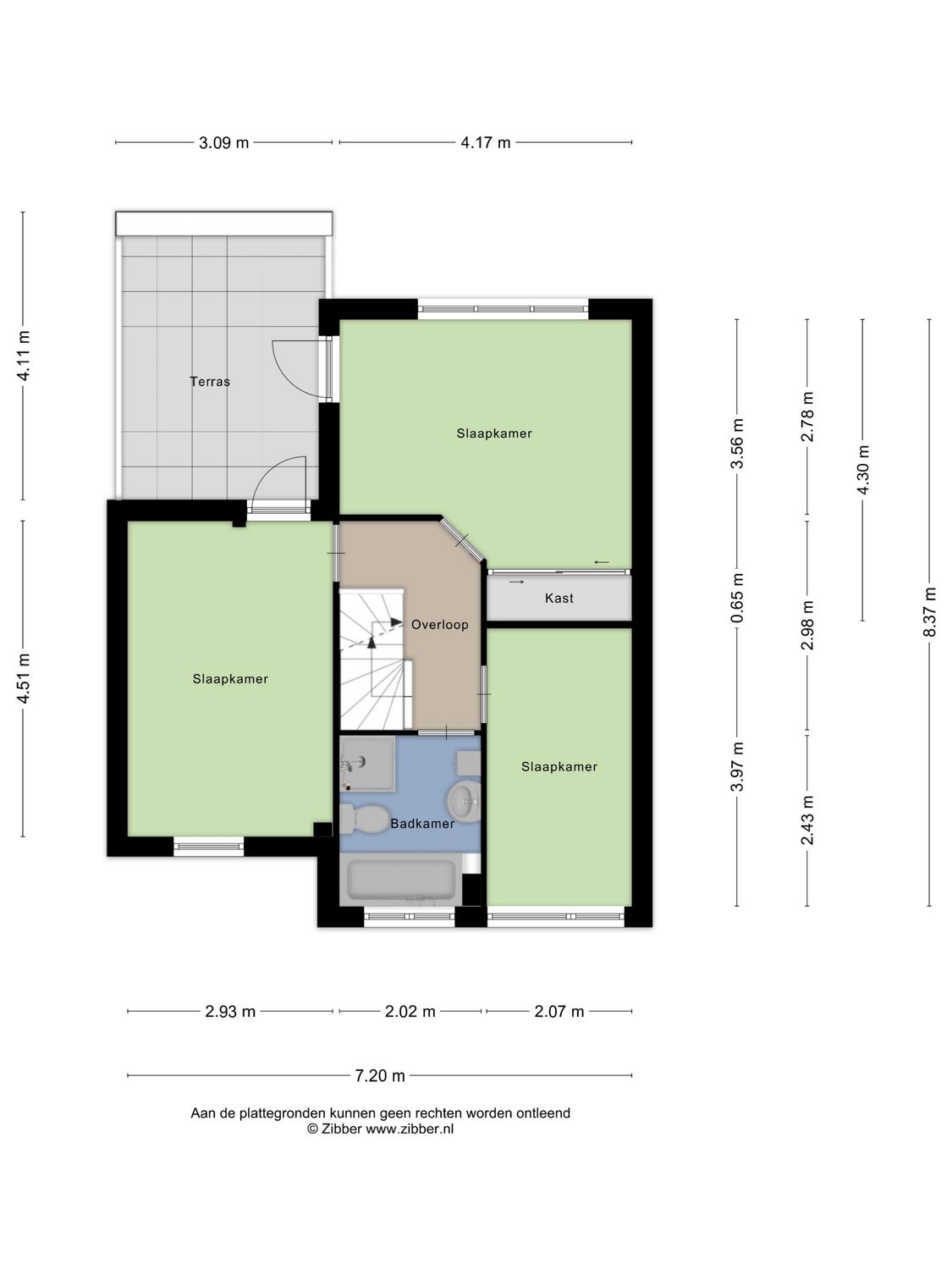 Maria Kleine-Gartmanstraat 46, SPIJKENISSE plattegrond 3