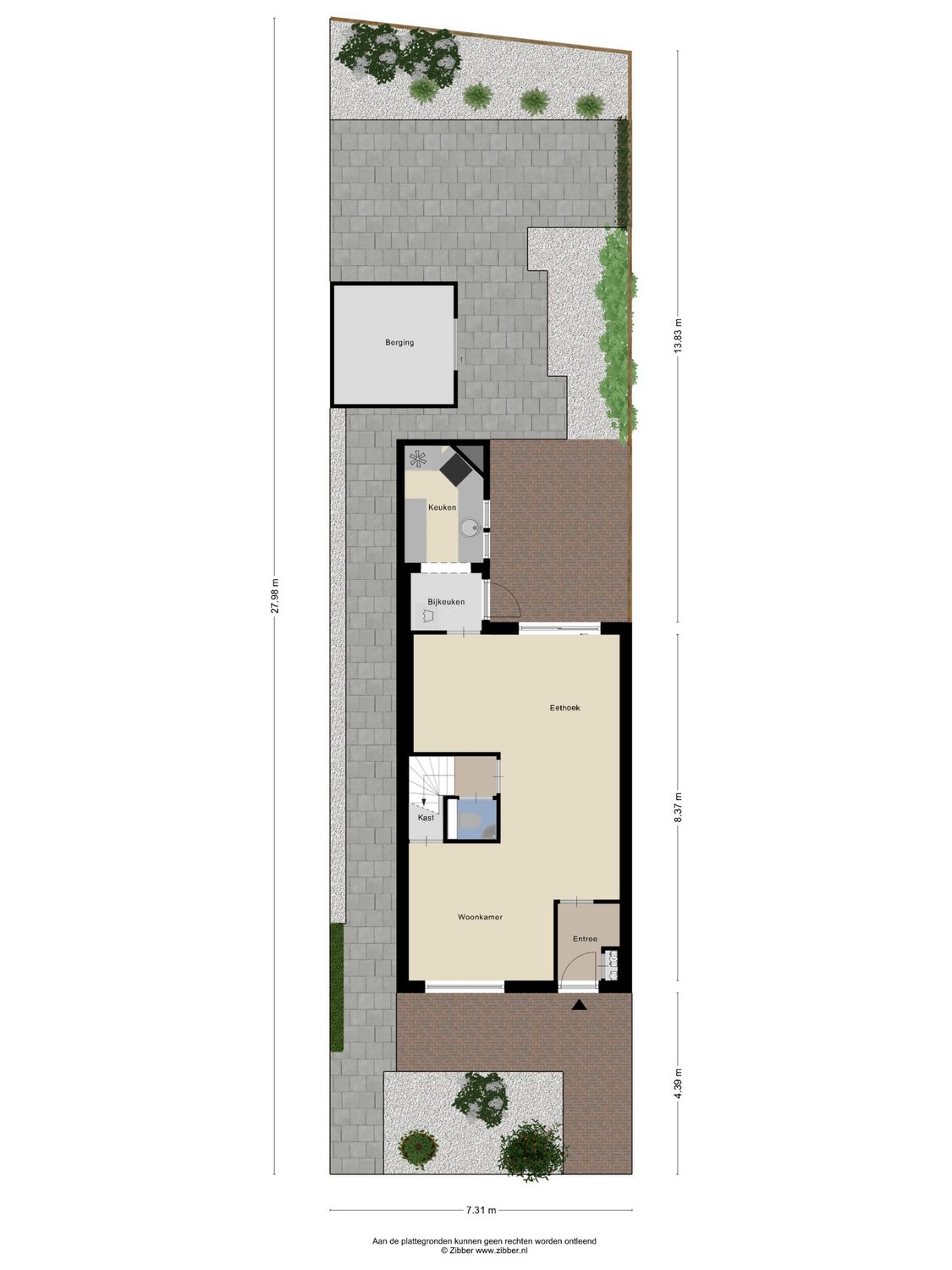 Engel de Merlestraat 8, HEENVLIET plattegrond 1
