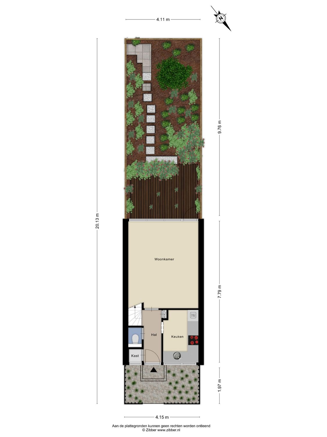 Klaproosstraat 8, HEENVLIET plattegrond 1