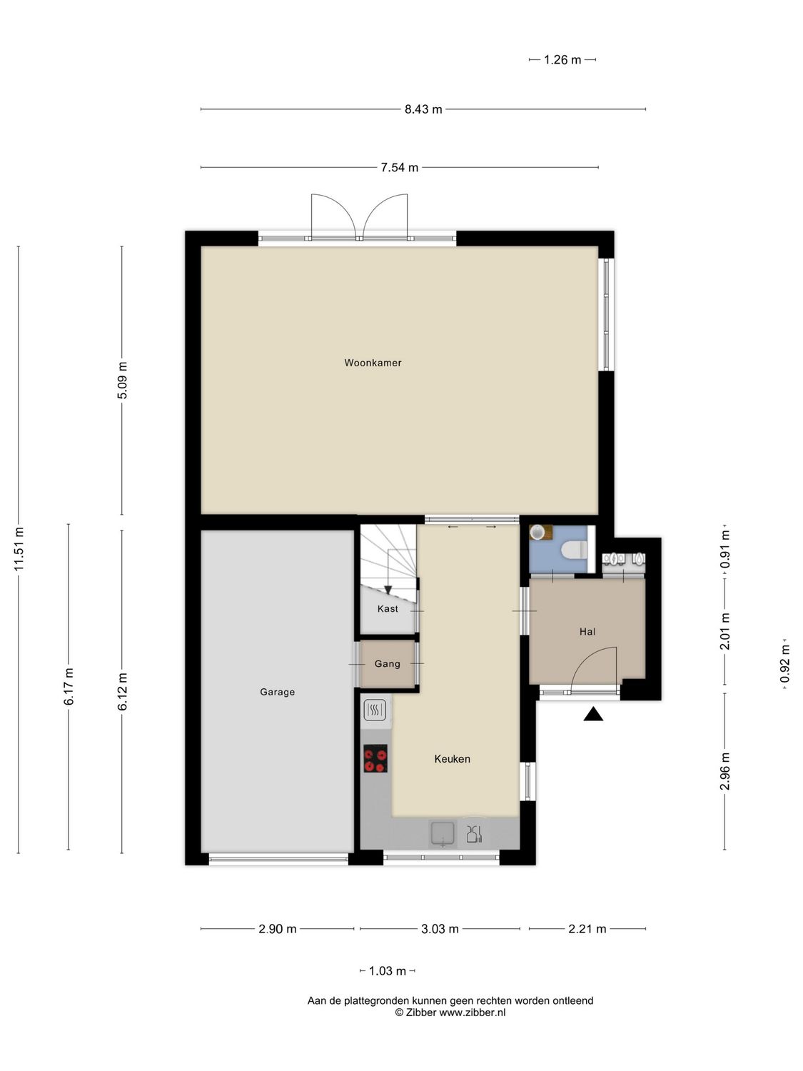 Anne Frankstraat 107, SPIJKENISSE plattegrond 0
