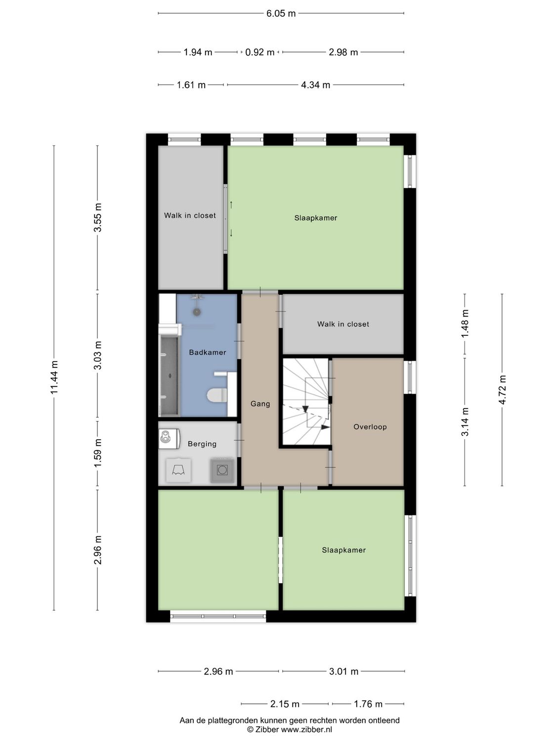 Anne Frankstraat 107, SPIJKENISSE plattegrond 2