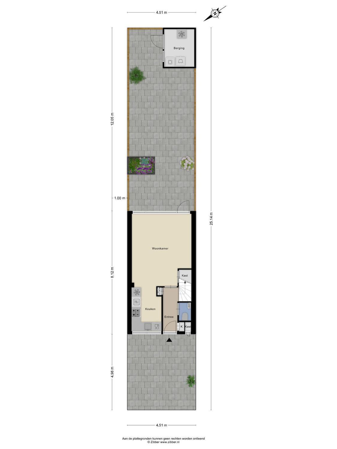 Leliestraat 3, HEENVLIET plattegrond 1