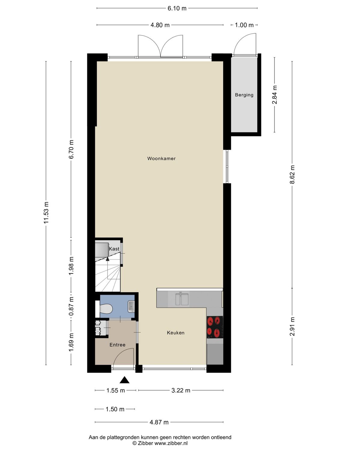 Heerenlaan 13, HEENVLIET plattegrond 1