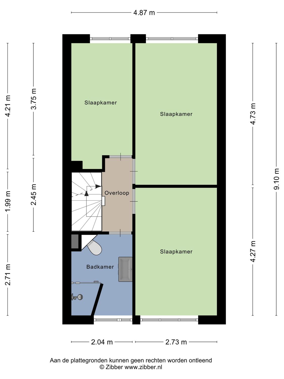 Heerenlaan 13, HEENVLIET plattegrond 3