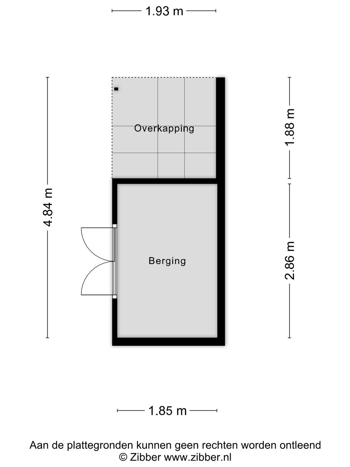 Otellostraat 11, SPIJKENISSE plattegrond 2