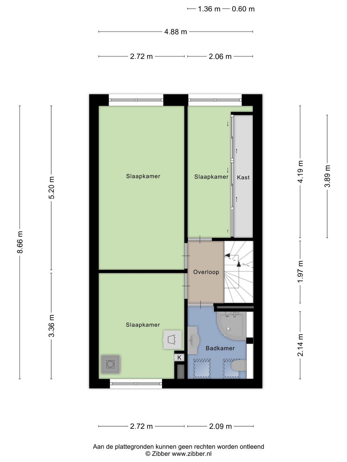 Otellostraat 11, SPIJKENISSE plattegrond 3