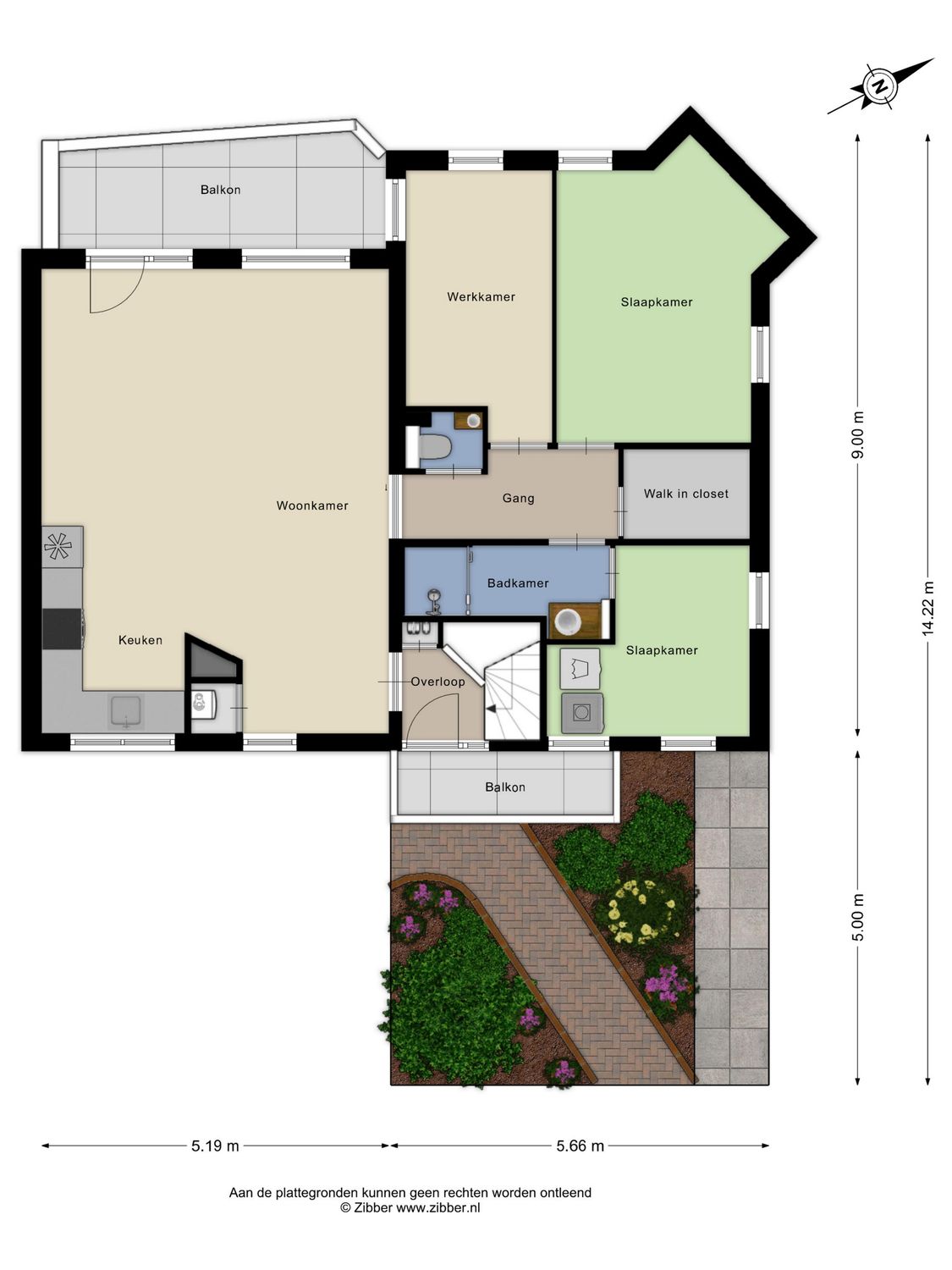 Gaard 52, SPIJKENISSE plattegrond 2