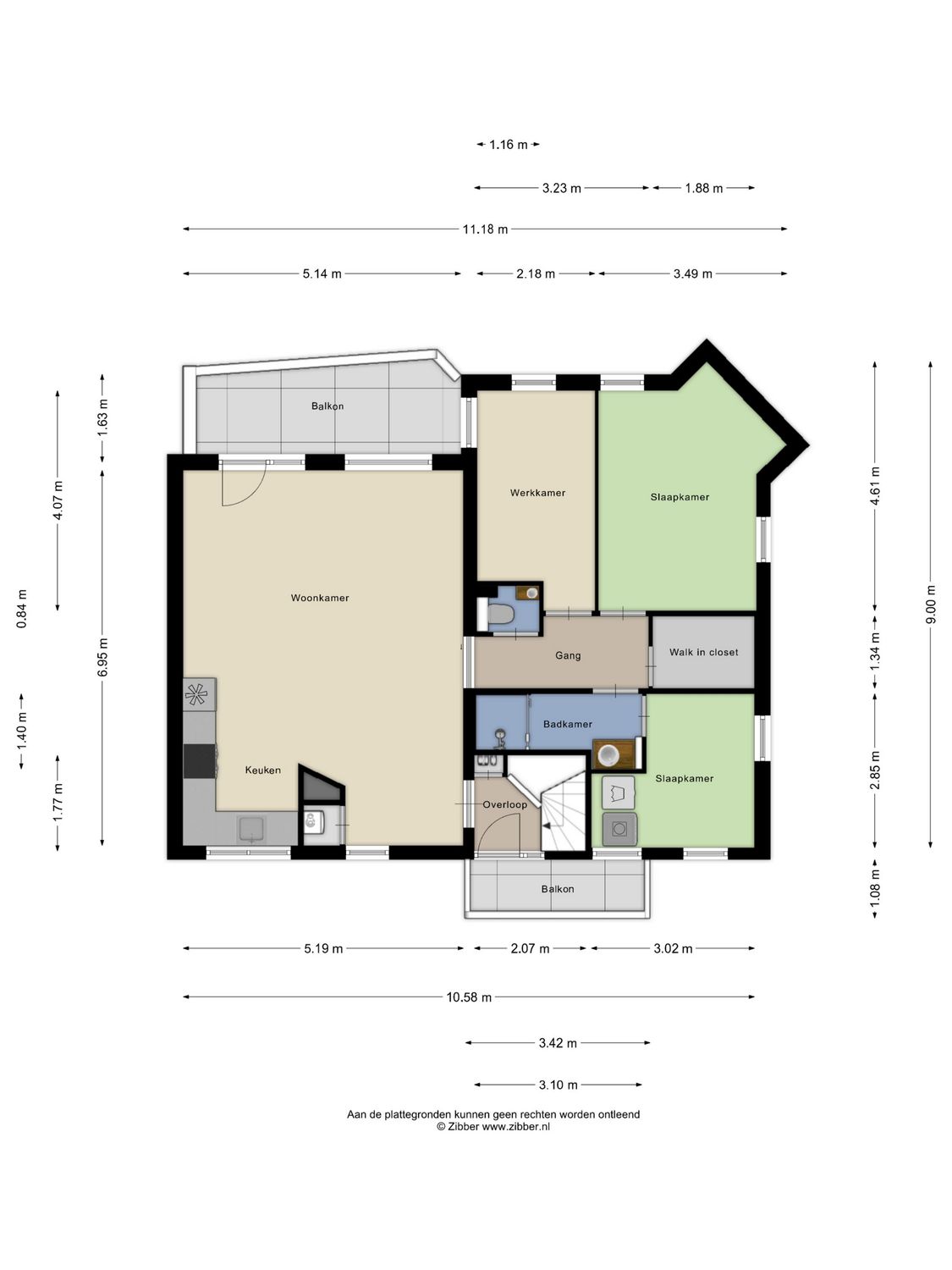 Gaard 52, SPIJKENISSE plattegrond 3