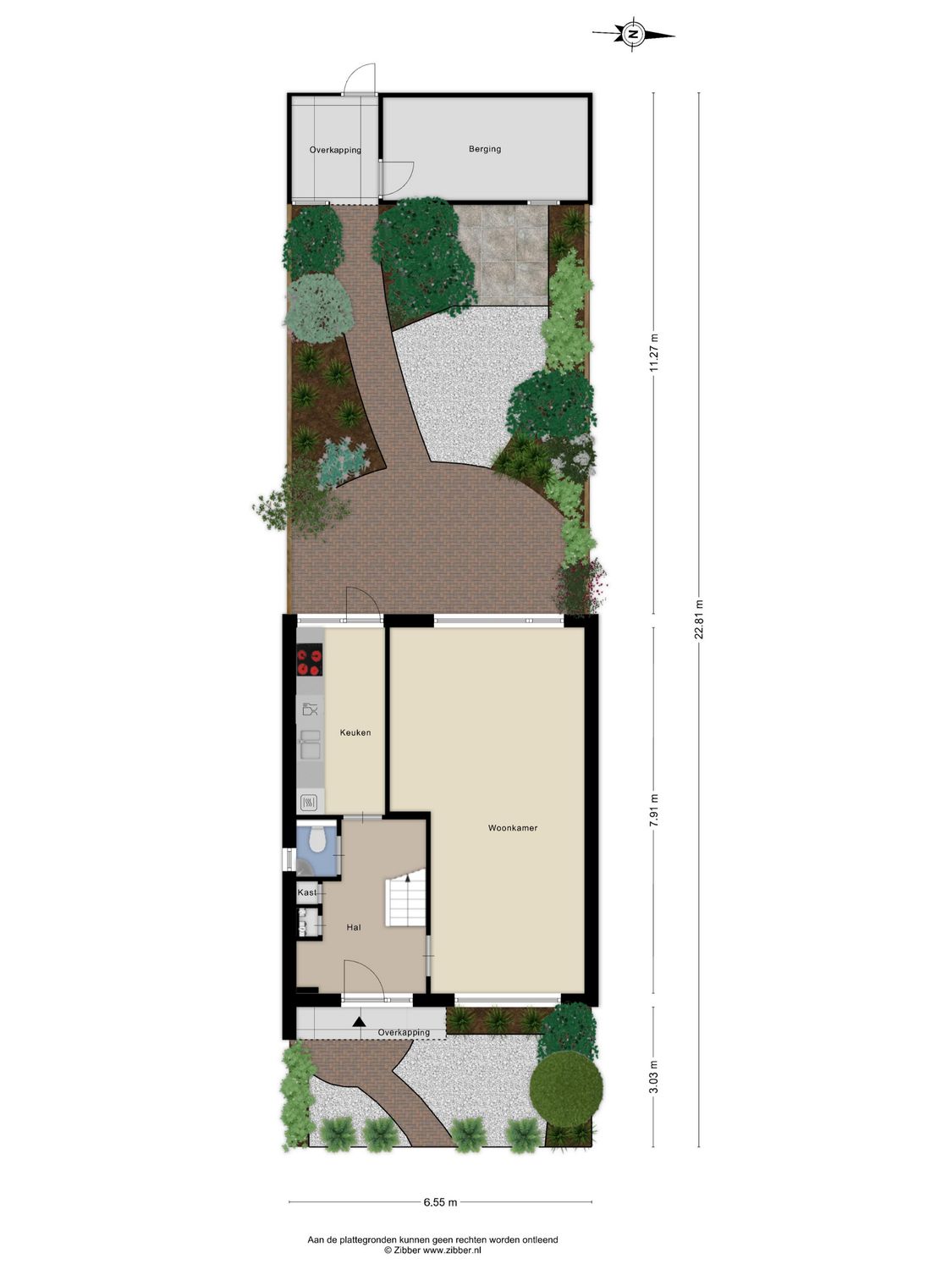 Melkwegplein 25, SPIJKENISSE plattegrond 1