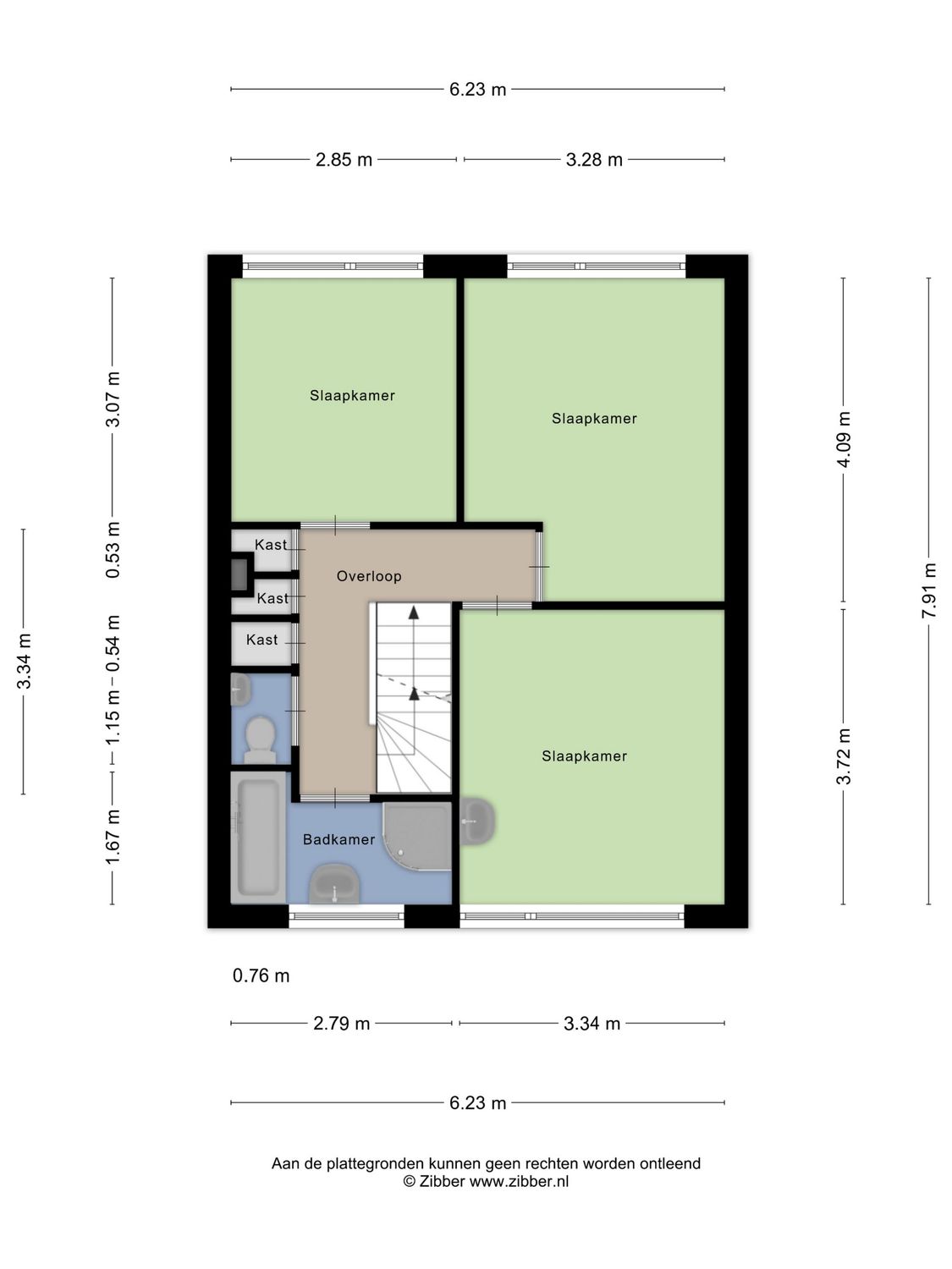 Melkwegplein 25, SPIJKENISSE plattegrond 3