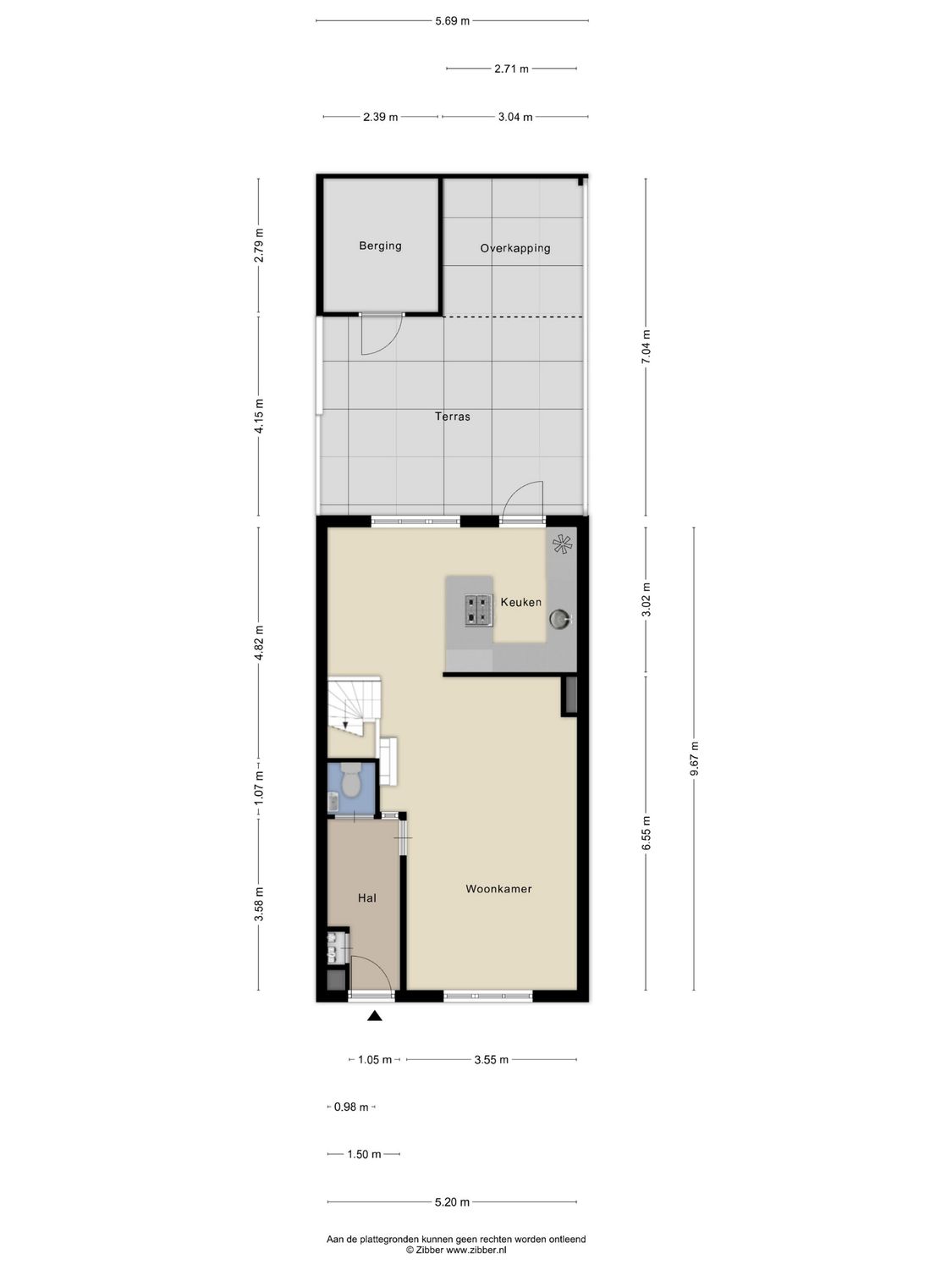 Vlinderveen 437, SPIJKENISSE plattegrond 2