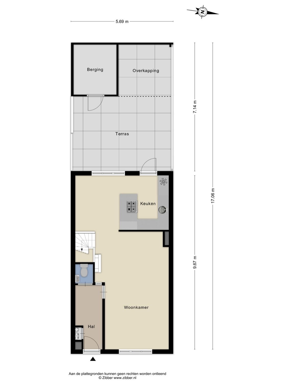 Vlinderveen 437, SPIJKENISSE plattegrond 3