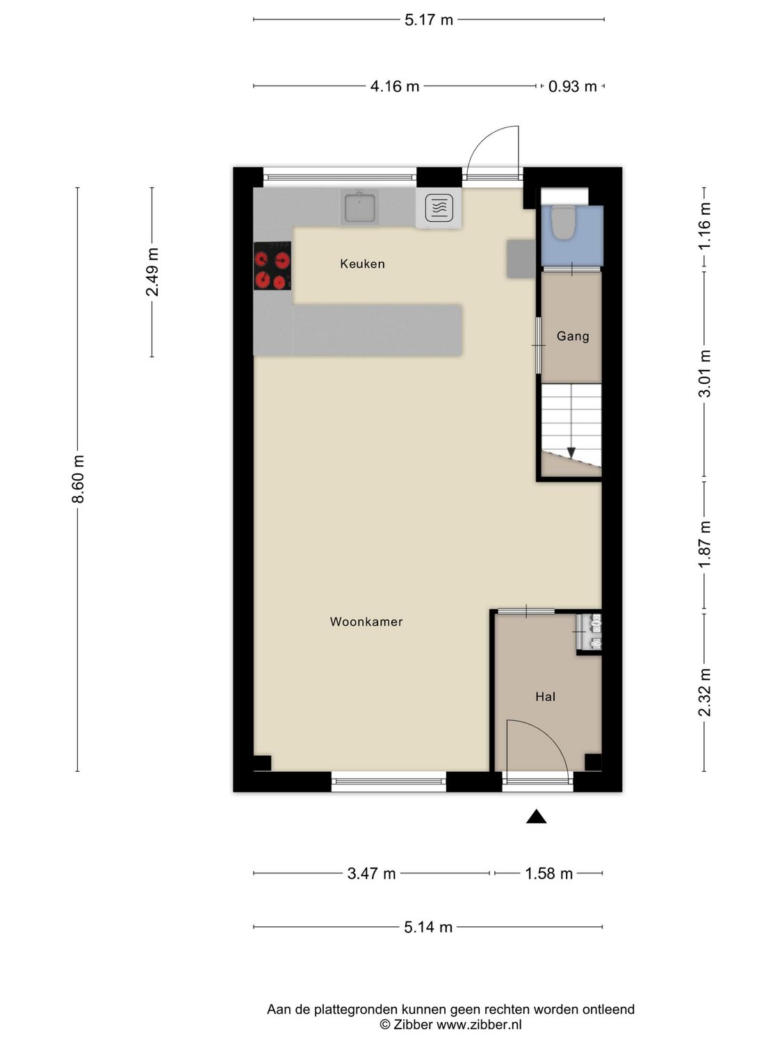 Symfonielaan 42, SPIJKENISSE plattegrond 0