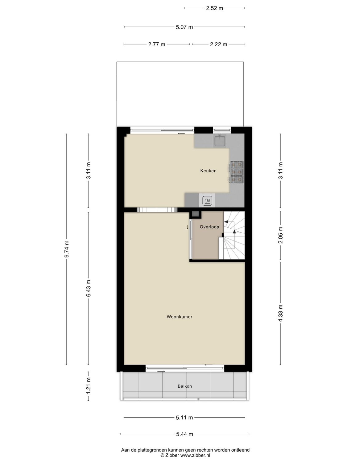 Hugo van Voorneweg 48, HEENVLIET plattegrond 3