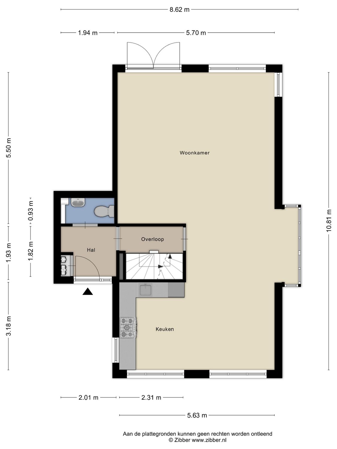 Johanna Naberstraat 3, SPIJKENISSE plattegrond 0