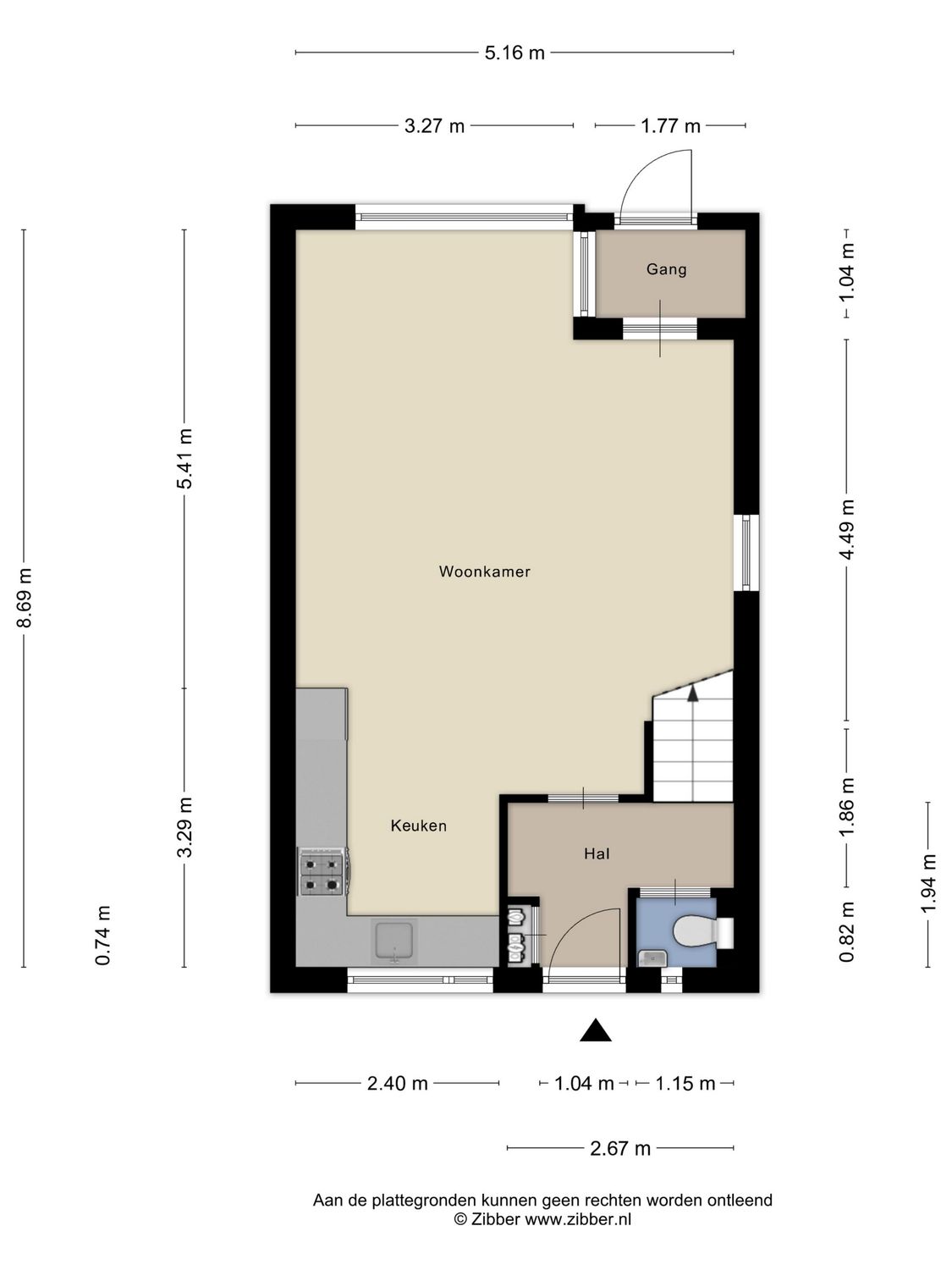 Alikruik 14, HELLEVOETSLUIS plattegrond 1