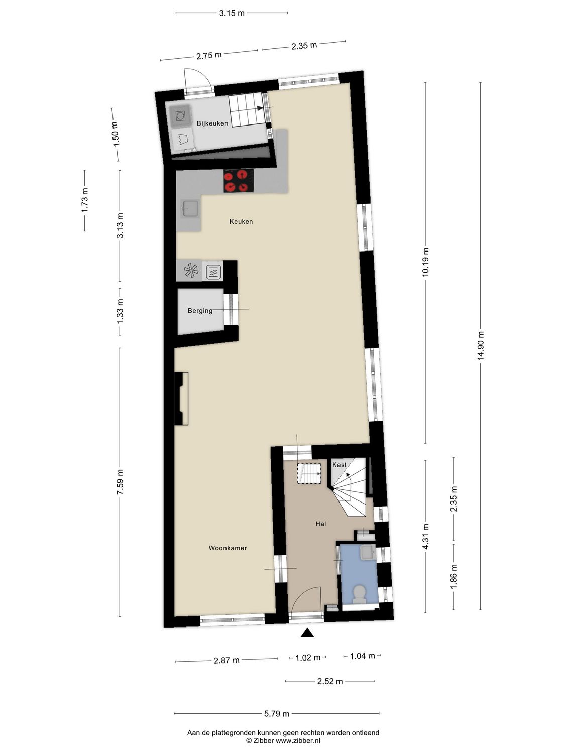 Dorpsplein 5, GEERVLIET plattegrond 0