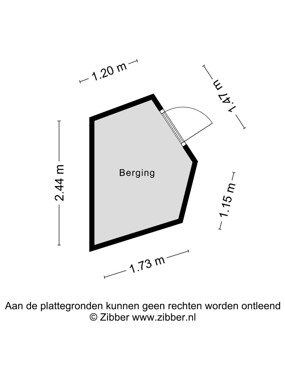 Kerckhoek 8, ZUIDLAND plattegrond 2