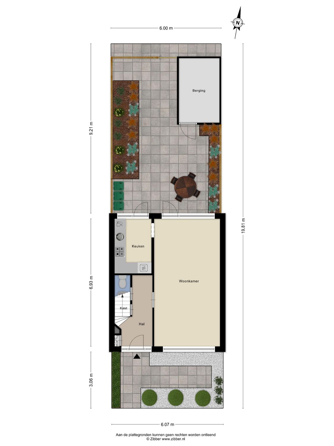 Violierstraat 19, SPIJKENISSE plattegrond 1
