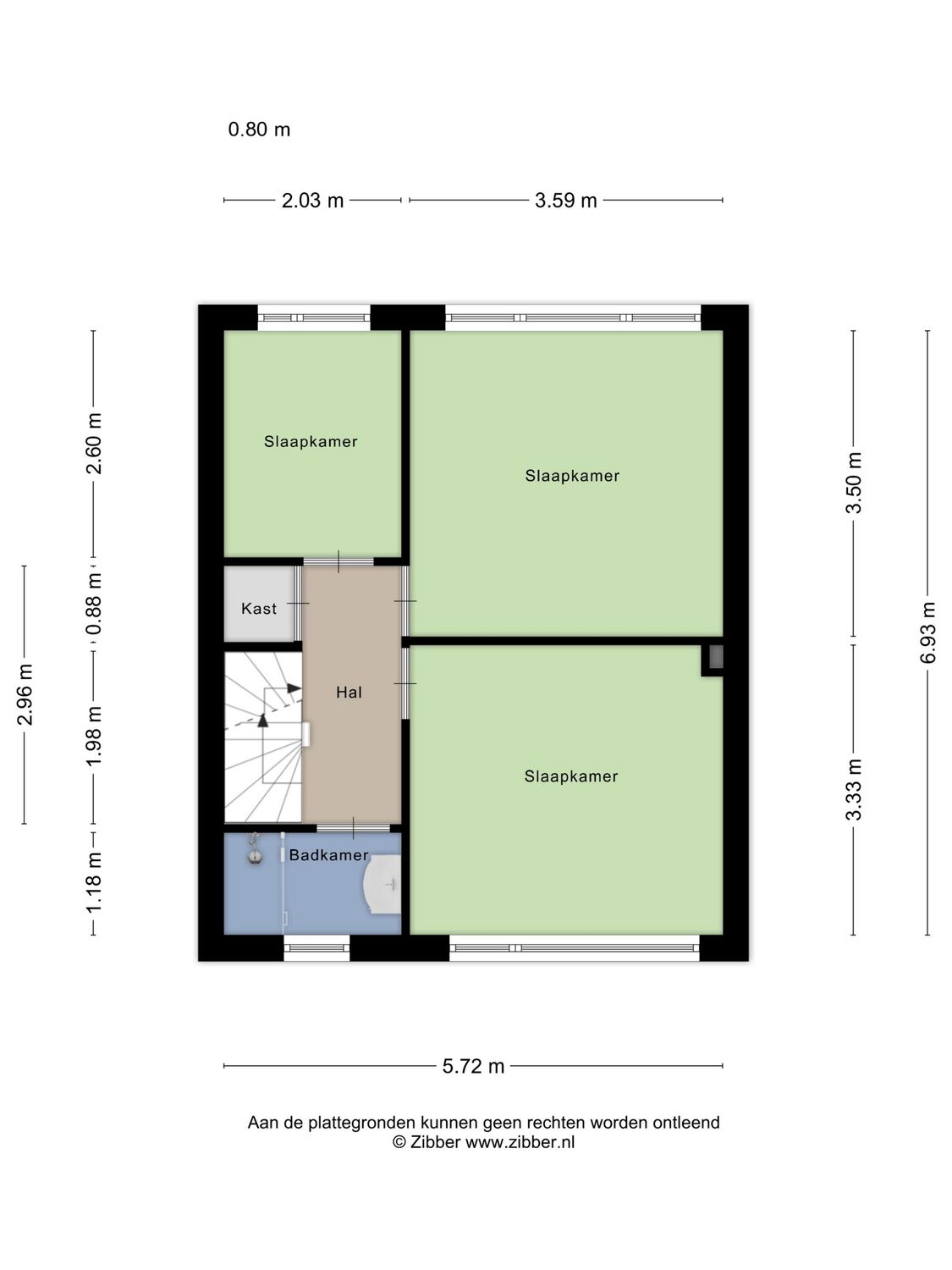 Violierstraat 19, SPIJKENISSE plattegrond 3