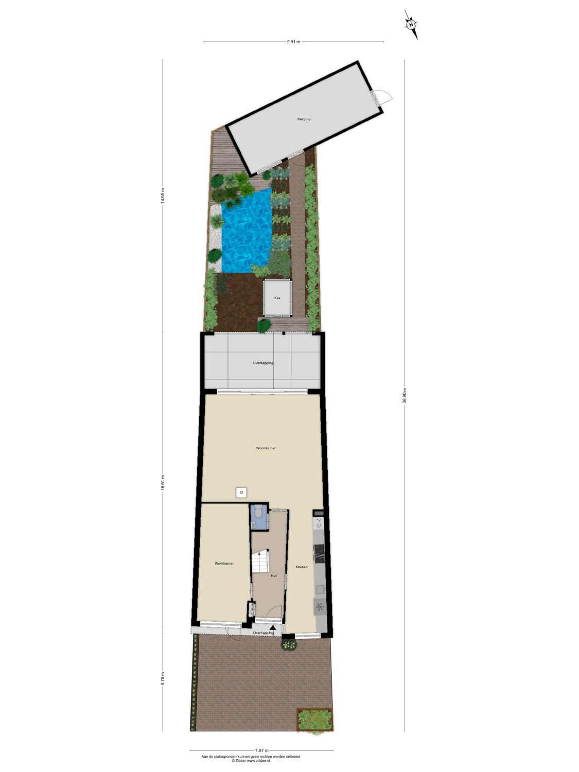 Henri&euml;tte Roland Holststraat 30, SPIJKENISSE plattegrond 1