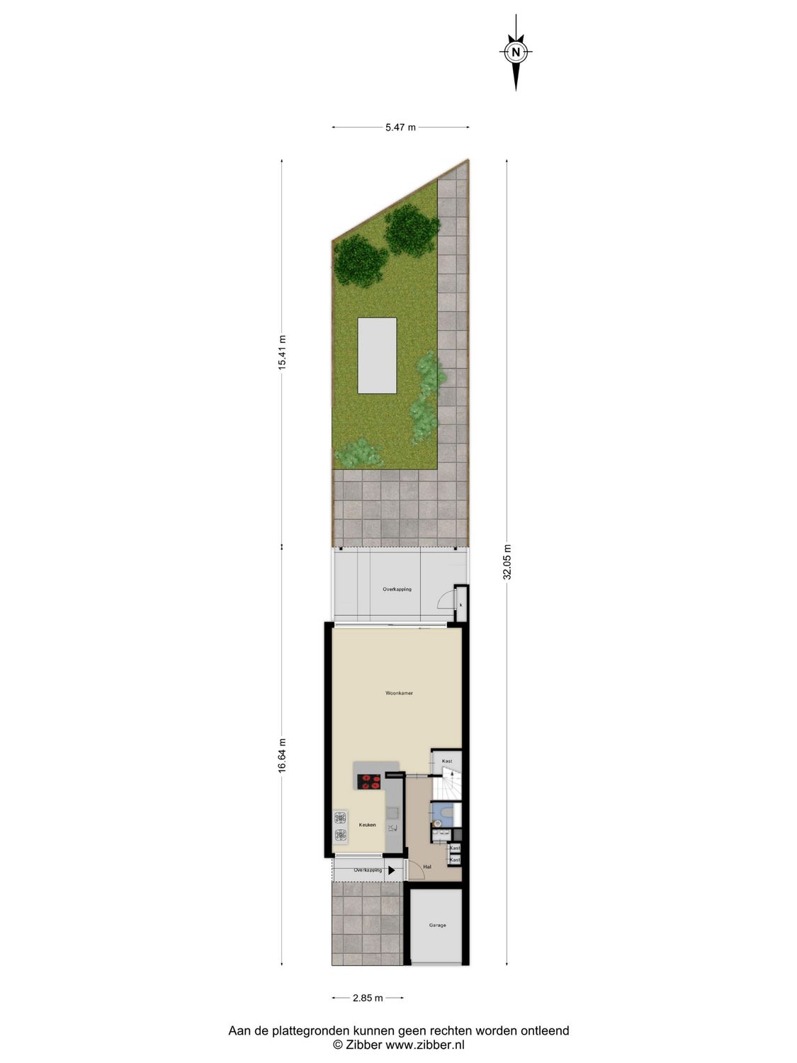 Karperveen 560, SPIJKENISSE plattegrond 1