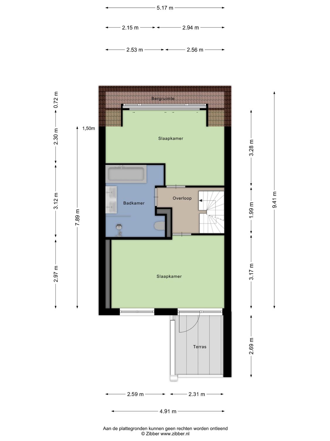 Karperveen 560, SPIJKENISSE plattegrond 2