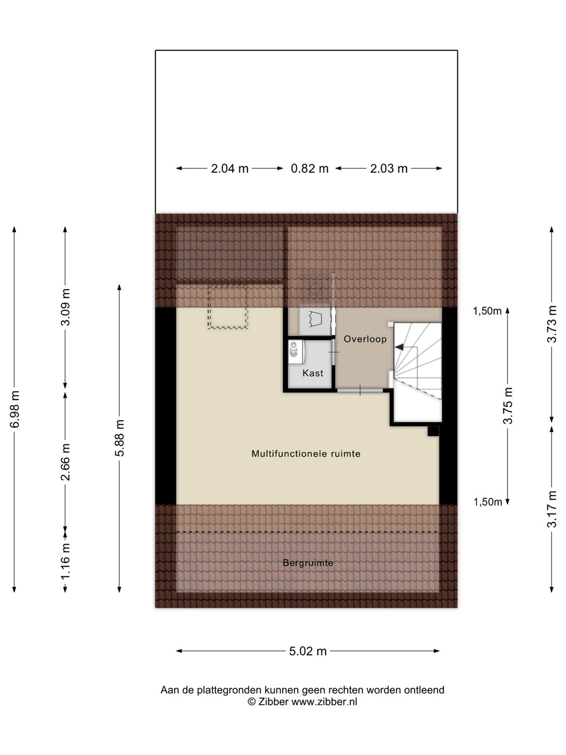 Karperveen 560, SPIJKENISSE plattegrond 3