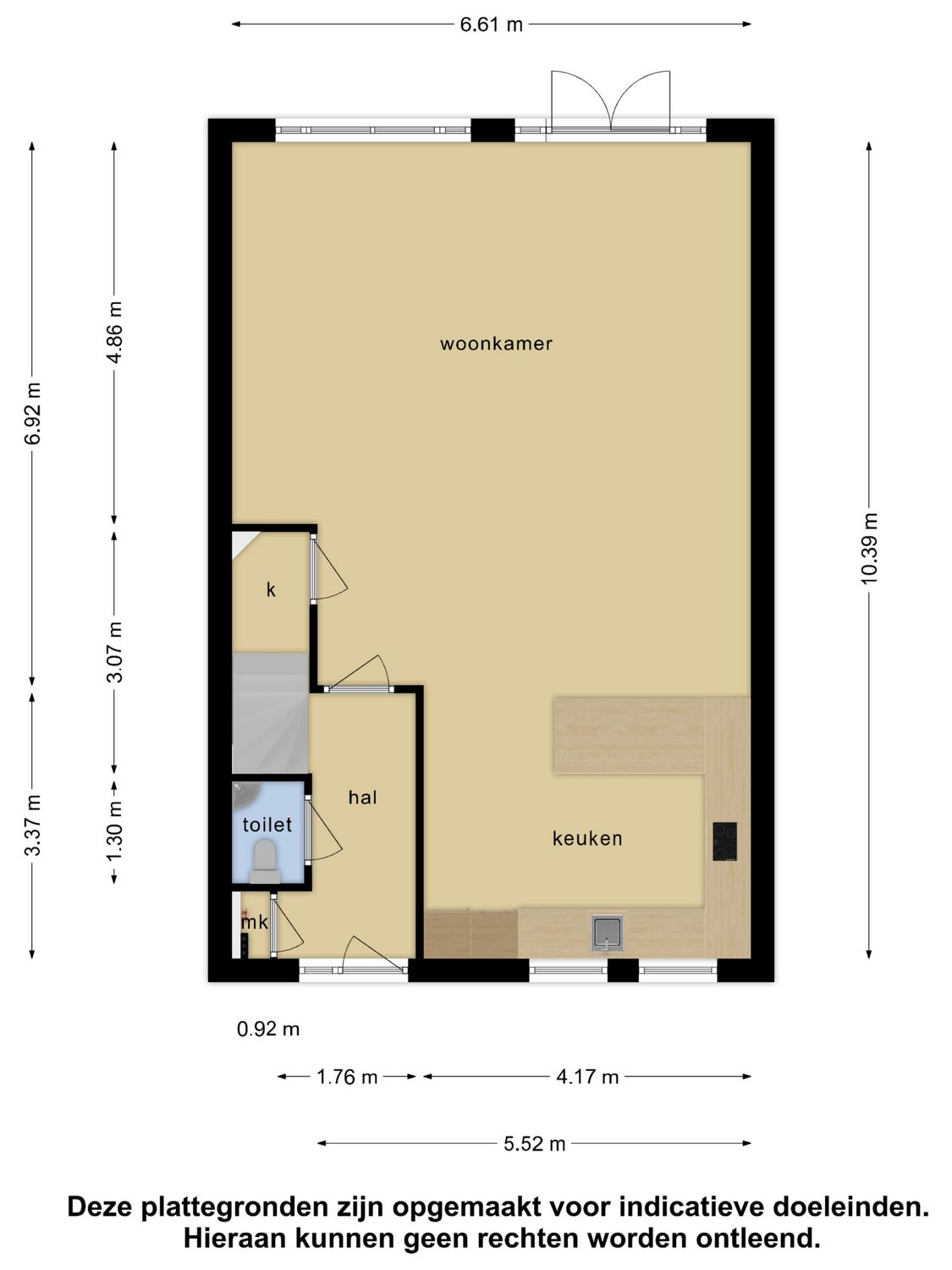 Arend Braatlaan 4, HEKELINGEN plattegrond 2