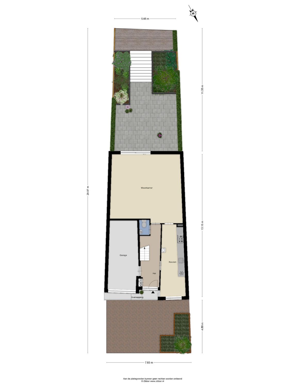 Maria Kleine-Gartmanstraat 108, SPIJKENISSE plattegrond 1