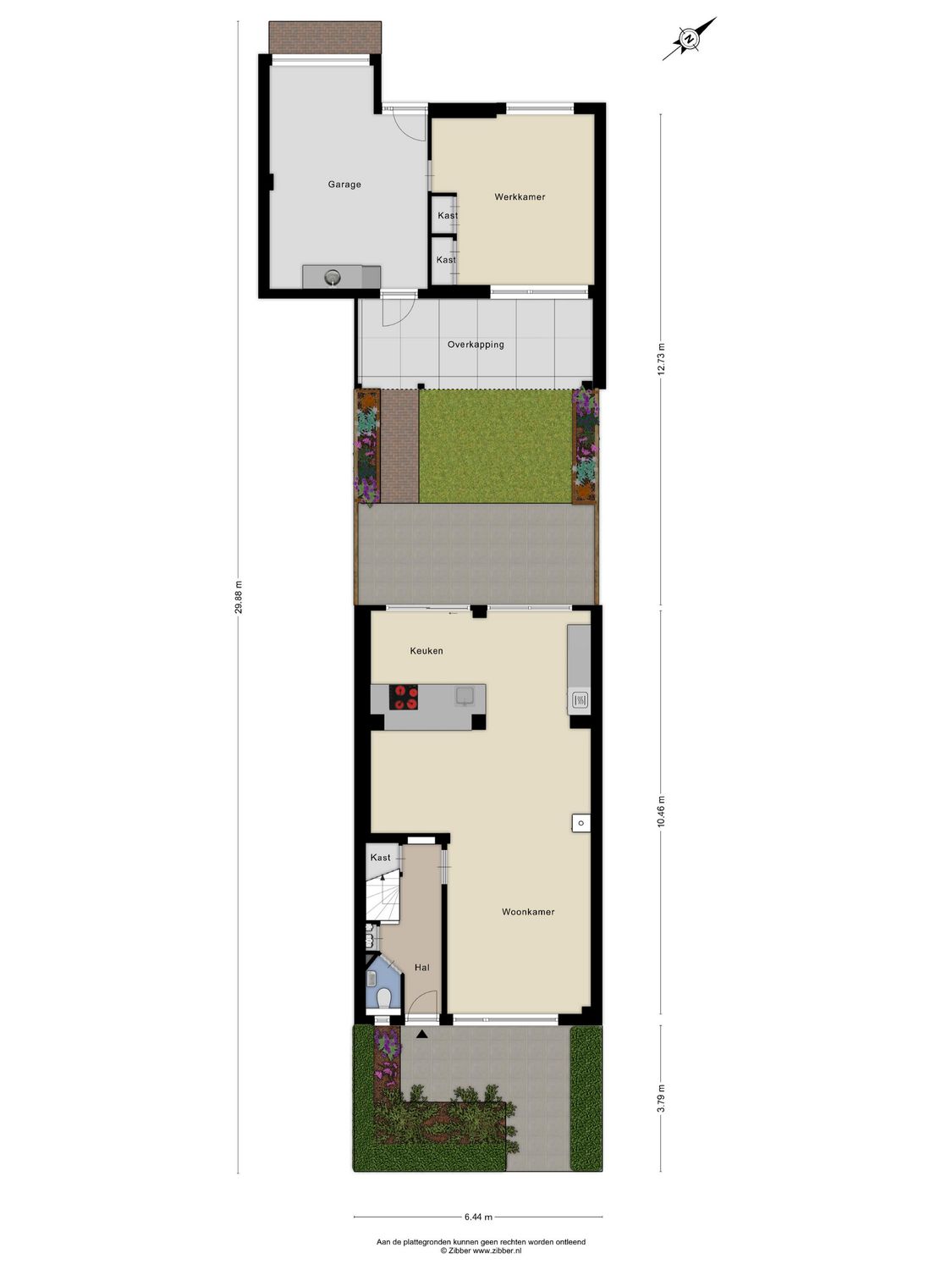 Duyvecamp 14, HEENVLIET plattegrond 1