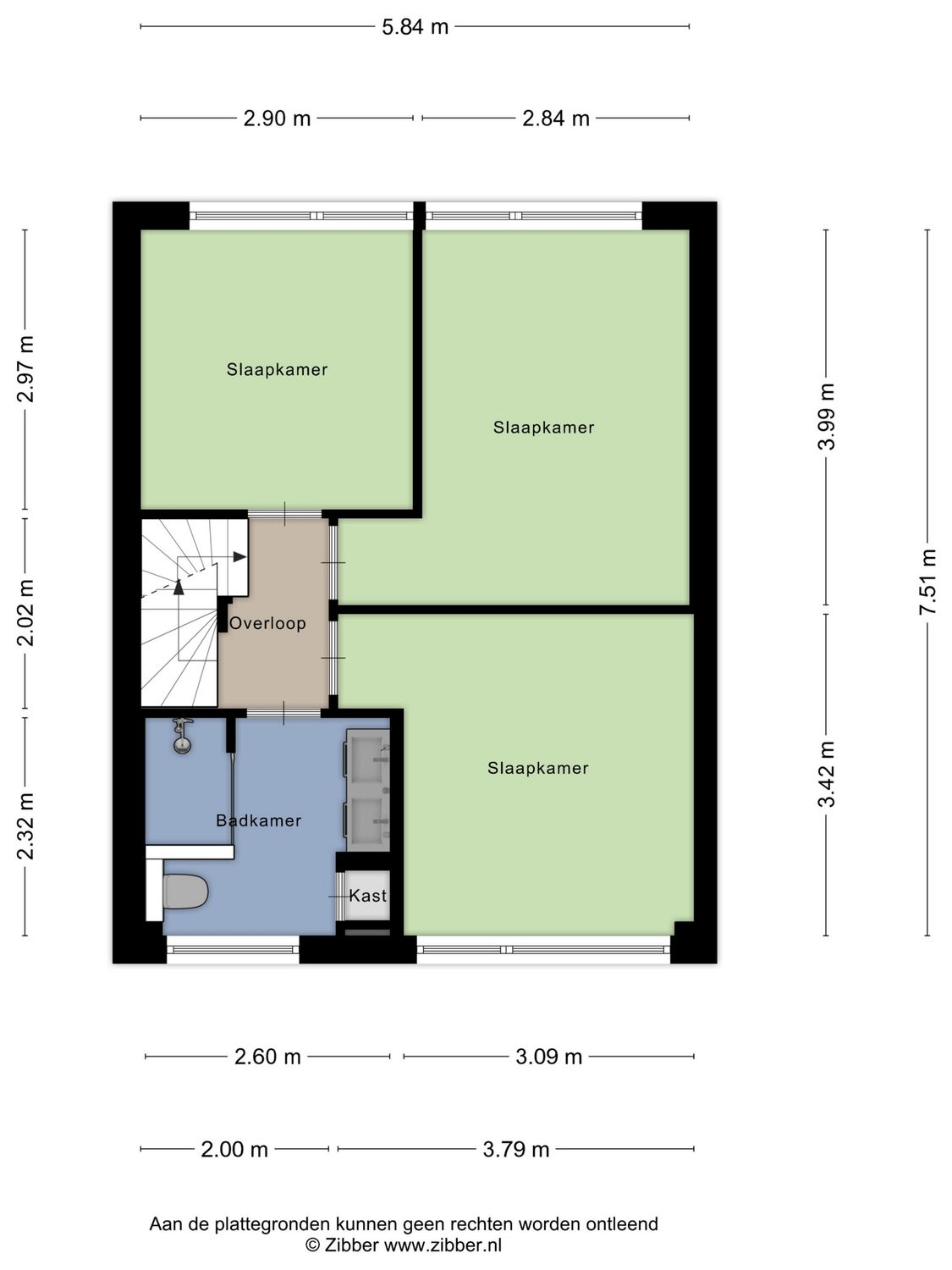 Duyvecamp 14, HEENVLIET plattegrond 3