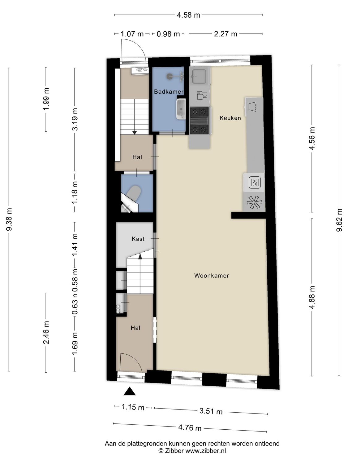 Stationsweg 10, HEENVLIET plattegrond 0