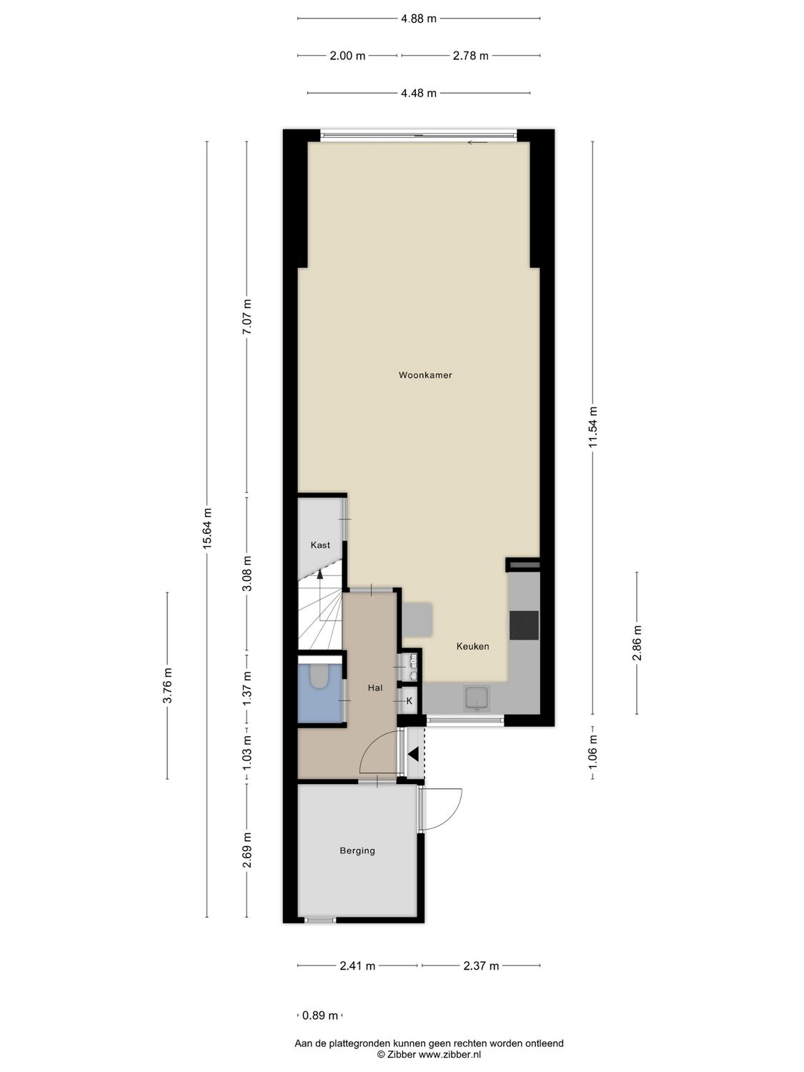 Mozartweg 31, SPIJKENISSE plattegrond 0