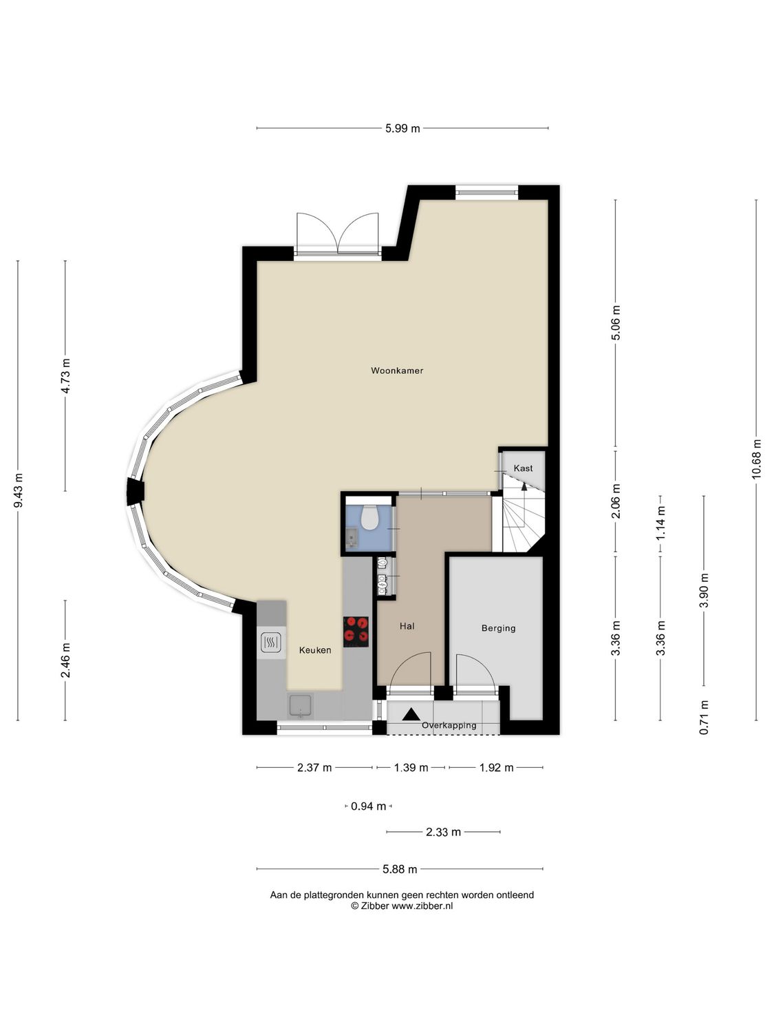 Schardelaan 12, ZUIDLAND plattegrond 0
