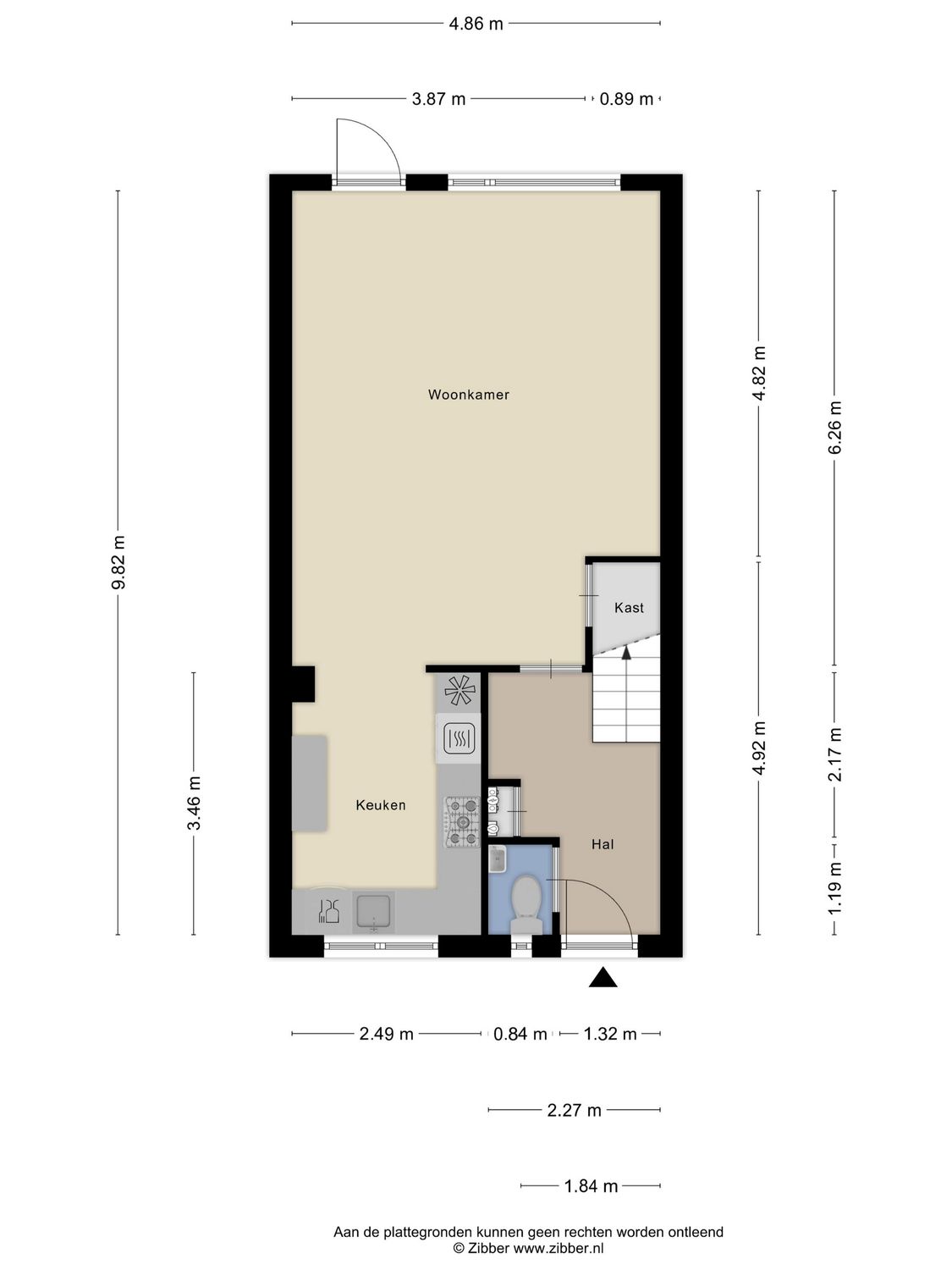 Buntgras 88, SPIJKENISSE plattegrond 0