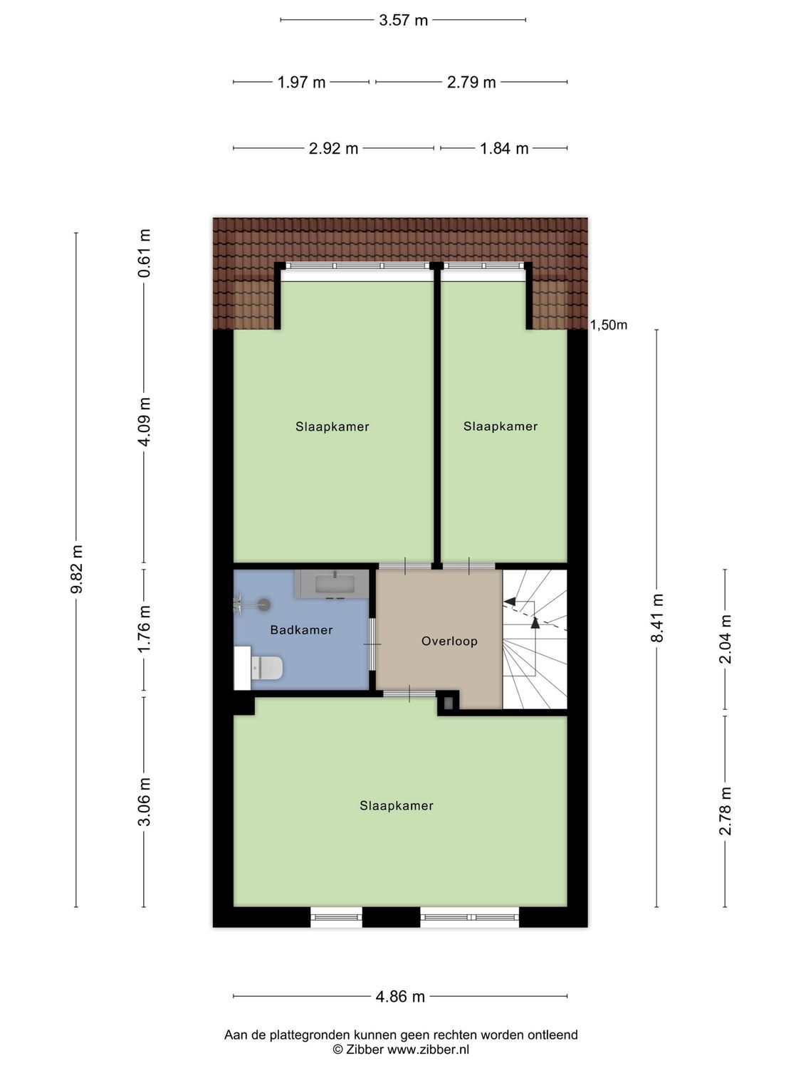 Buntgras 88, SPIJKENISSE plattegrond 3