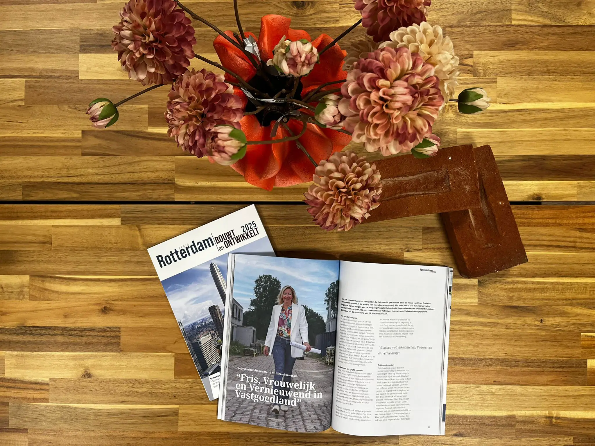 Fris, Vrouwelijk en Vernieuwend in Vastgoedland!