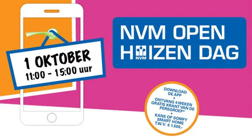 NVM komt met een NVM Open Huizen Dag-app