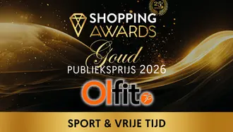 Olfit wint Shopping Award 2026 – Beste Webwinkel in Sport & Vrije Tijd