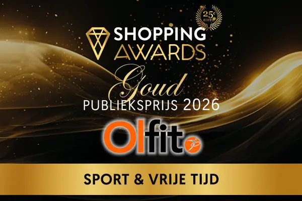 Olfit wint Shopping Award 2026 – Beste Webwinkel in Sport & Vrije Tijd