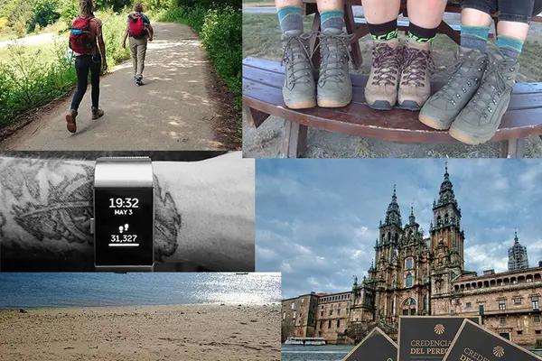 Santiago de Compostella Pelgrimsroute lopen