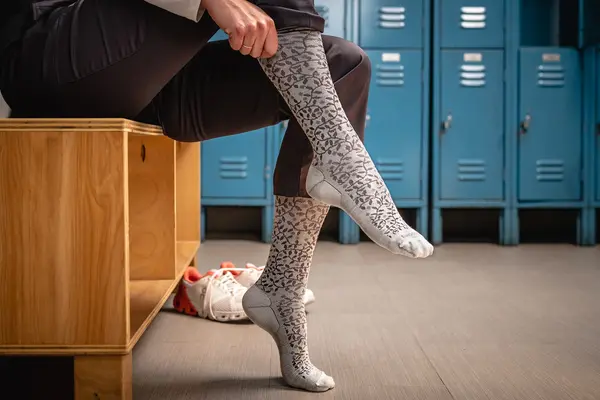 Compressiekousen op het werk