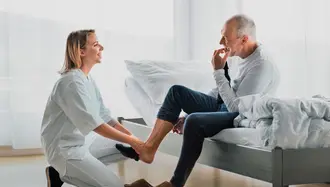 Compressiekousen verbeteren mobiliteit en gezondheid bij ouderen